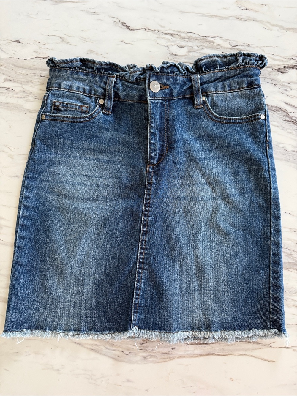 Joe’s Jeans Denim Paperbag Waist Mini Skirt